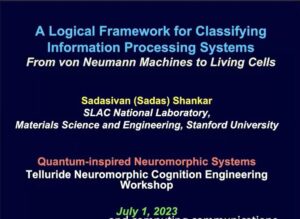 Limiting Energy Estimates for Classical and Quantum Information Processing - Sadas Shankar - Day 6 (QiNS) - Telluride 2023