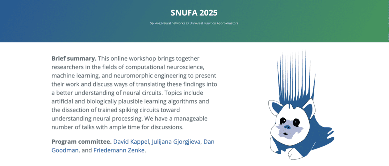 LATEST EVENTS: See our neuromorphic calendar